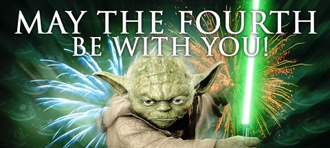 May the Fourth Be With You Yoda celebration